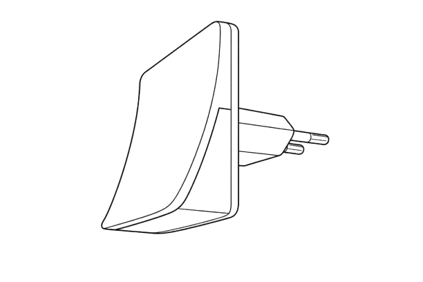 Schéma interiérového svítitidla do zásuvka