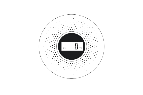 Detektor kouře schéma